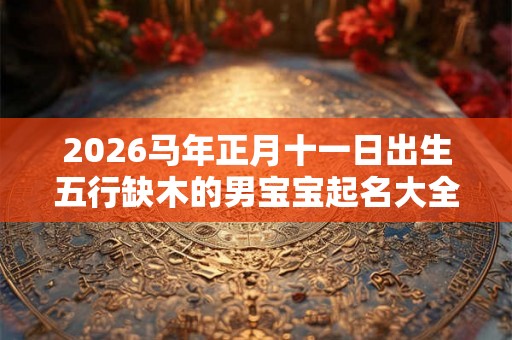 2026马年正月十一日出生五行缺木的男宝宝起名大全