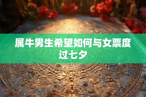 属牛男生希望如何与女票度过七夕