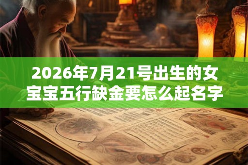 2026年7月21号出生的女宝宝五行缺金要怎么起名字 2026年7月21号出生的女宝宝五行缺金要怎么起名字