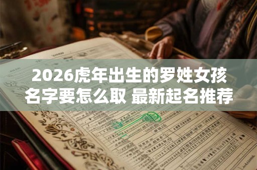 2026虎年出生的罗姓女孩名字要怎么取 最新起名推荐