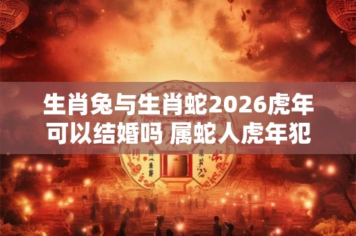 生肖兔与生肖蛇2026虎年可以结婚吗 属蛇人虎年犯太岁不