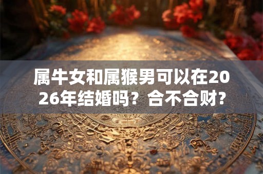 属牛女和属猴男可以在2026年结婚吗？合不合财？