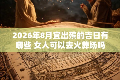 2026年8月宜出殡的吉日有哪些 女人可以去火葬场吗