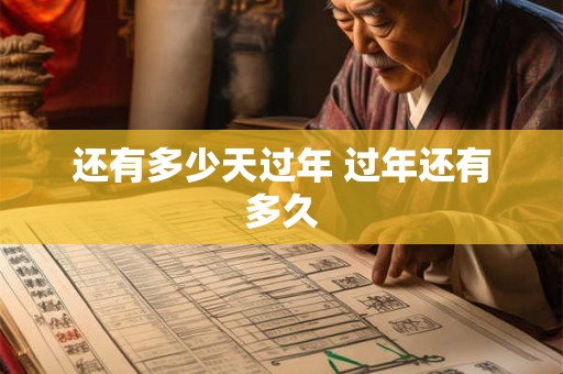 还有多少天过年 过年还有多久