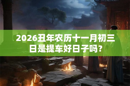 2026丑年农历十一月初三日是提车好日子吗? 2026丑年农历十一月初三日是提车好日子吗?