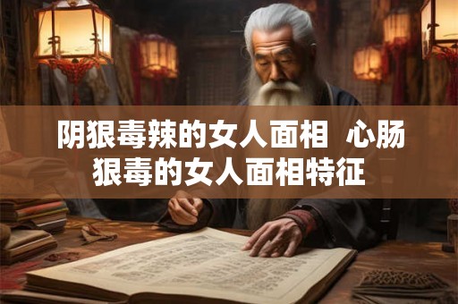 阴狠毒辣的女人面相 心肠狠毒的女人面相特征 阴狠毒辣的女人面相 心肠狠毒的女人面相特征