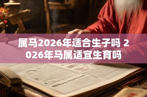属马2026年适合生子吗 2026年马属适宜生育吗 属马2026年适合生子吗 2026年马属适宜生育吗