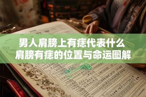 男人肩膀上有痣代表什么 肩膀有痣的位置与命运图解