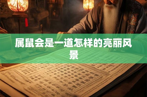 属鼠会是一道怎样的亮丽风景