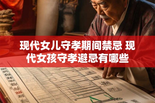 现代女儿守孝期间禁忌 现代女孩守孝避忌有哪些
