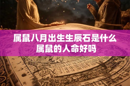 属鼠八月出生生辰石是什么 属鼠的人命好吗