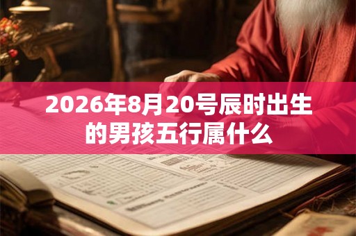 2026年8月20号辰时出生的男孩五行属什么