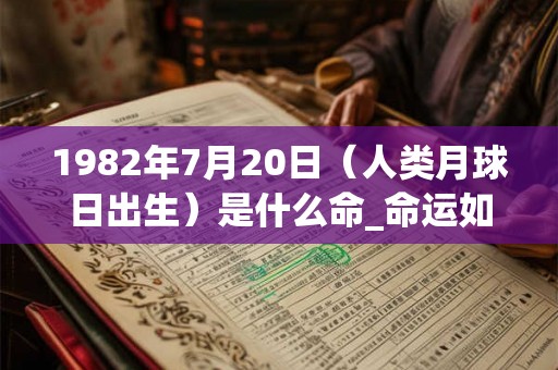 1982年7月20日（人类月球日出生）是什么命_命运如何