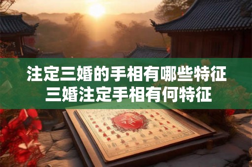 注定三婚的手相有哪些特征 三婚注定手相有何特征 注定三婚的手相有哪些特征 三婚注定手相有何特征