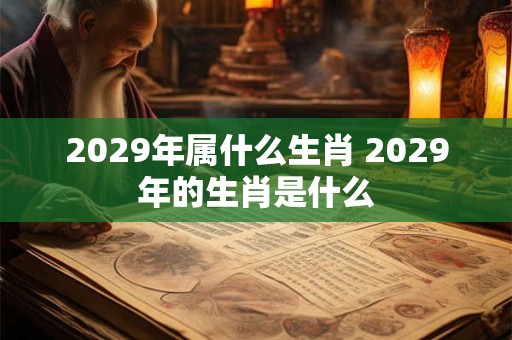 2029年属什么生肖 2029年的生肖是什么 2029年属什么生肖 2029年的生肖是什么