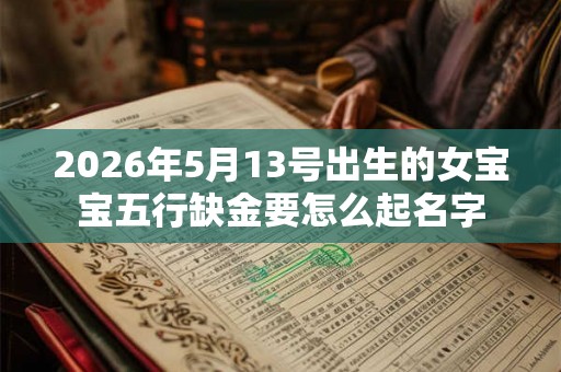 2026年5月13号出生的女宝宝五行缺金要怎么起名字