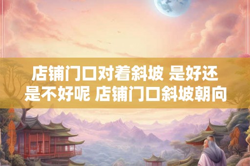 店铺门口对着斜坡 是好还是不好呢 店铺门口斜坡朝向好吗