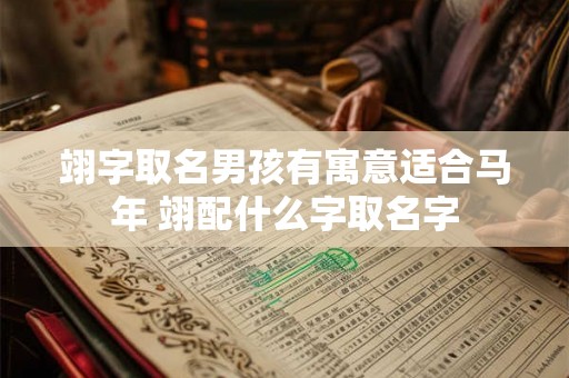翊字取名男孩有寓意适合马年 翊配什么字取名字 翊字取名男孩有寓意适合马年 翊配什么字取名字