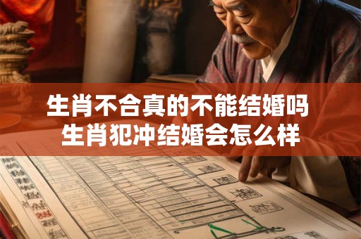 生肖不合真的不能结婚吗 生肖犯冲结婚会怎么样