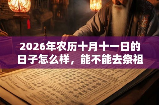 2026年农历十月十一日的日子怎么样，能不能去祭祖？