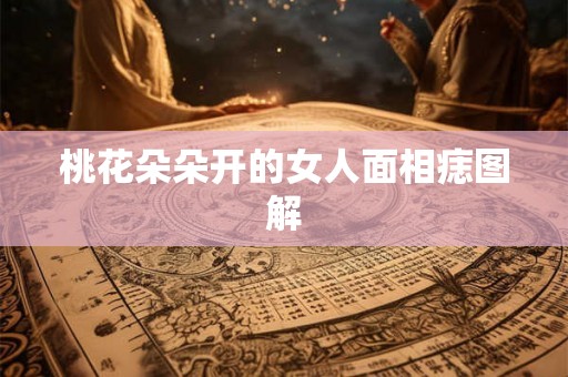 桃花朵朵开的女人面相痣图解 桃花朵朵开的女人面相痣图解