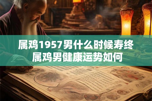 属鸡1957男什么时候寿终 属鸡男健康运势如何 属鸡1957男什么时候寿终 属鸡男健康运势如何