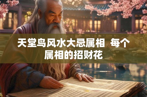 天堂鸟风水大忌属相  每个属相的招财花