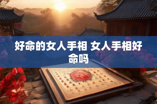 好命的女人手相 女人手相好命吗