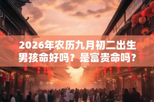 2026年农历九月初二出生男孩命好吗？是富贵命吗？