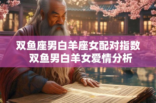 双鱼座男白羊座女配对指数  双鱼男白羊女爱情分析
