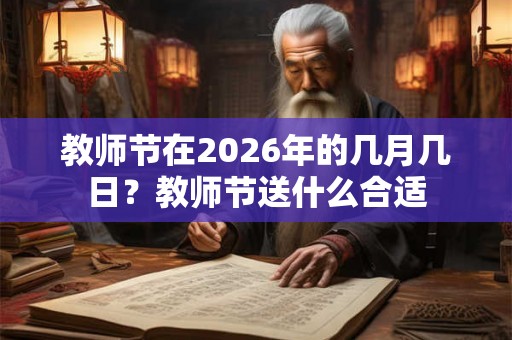 教师节在2026年的几月几日?教师节送什么合适 教师节在2026年的几月几日?教师节送什么合适