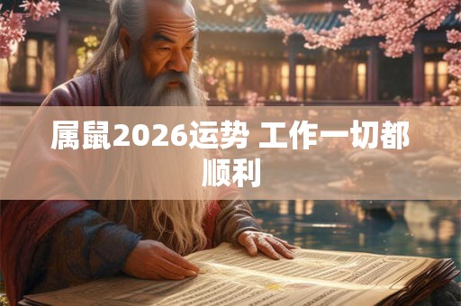 属鼠2026运势 工作一切都顺利