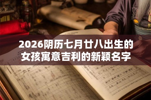 2026阴历七月廿八出生的女孩寓意吉利的新颖名字
