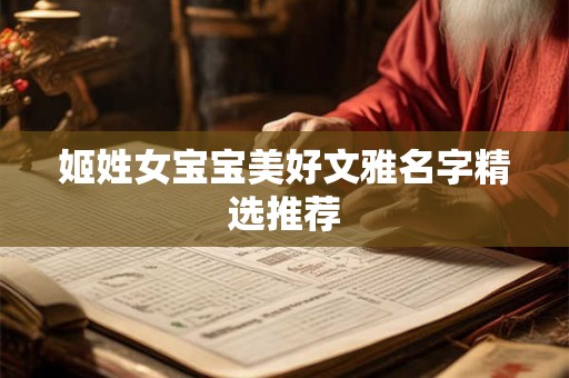 姬姓女宝宝美好文雅名字精选推荐