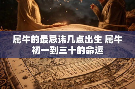 属牛的最忌讳几点出生 属牛初一到三十的命运 属牛的最忌讳几点出生 属牛初一到三十的命运