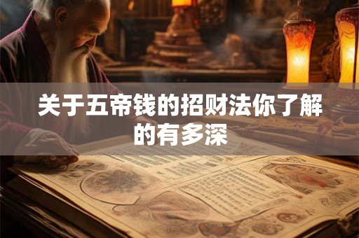 关于五帝钱的招财法你了解的有多深