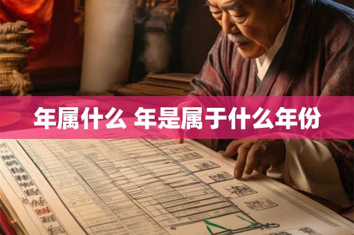 年属什么 年是属于什么年份 年属什么 年是属于什么年份