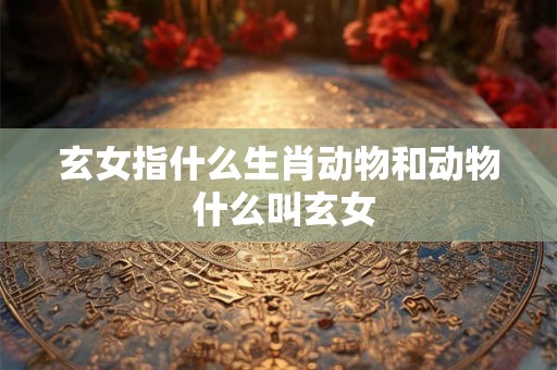 玄女指什么生肖动物和动物 什么叫玄女