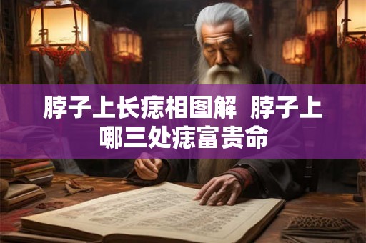 脖子上长痣相图解  脖子上哪三处痣富贵命