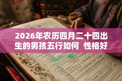 2026年农历四月二十四出生的男孩五行如何 性格好不好 2026年农历四月二十四出生的男孩五行如何 性格好不好
