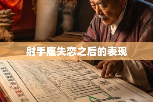 射手座失恋之后的表现 射手座失恋之后的表现