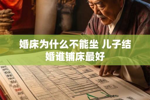 婚床为什么不能坐 儿子结婚谁铺床最好