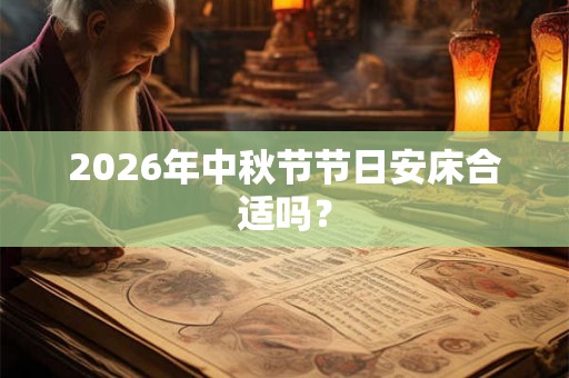 2026年中秋节节日安床合适吗？