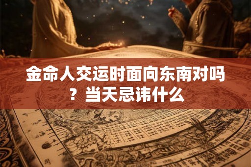金命人交运时面向东南对吗？当天忌讳什么