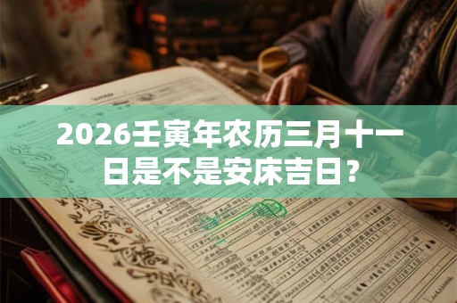 2026壬寅年农历三月十一日是不是安床吉日？