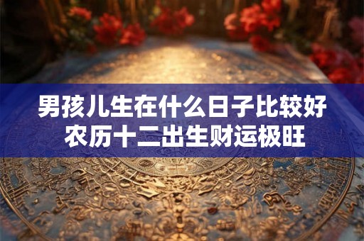 男孩儿生在什么日子比较好 农历十二出生财运极旺 男孩儿生在什么日子比较好 农历十二出生财运极旺