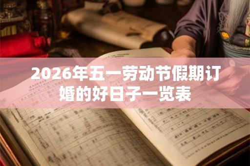 2026年五一劳动节假期订婚的好日子一览表