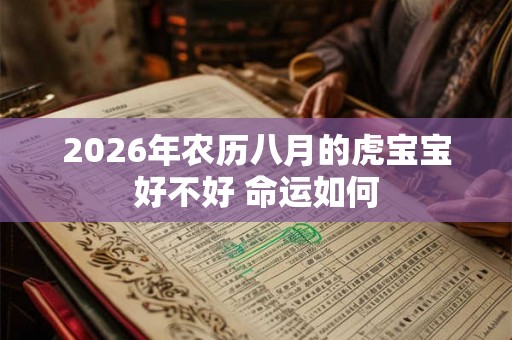 2026年农历八月的虎宝宝好不好 命运如何