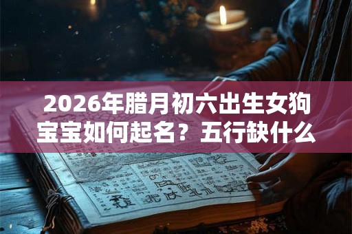 2026年腊月初六出生女狗宝宝如何起名？五行缺什么？