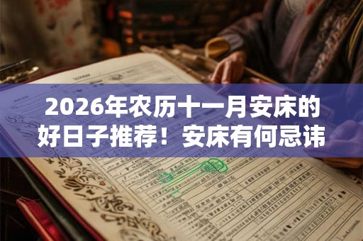 2026年农历十一月安床的好日子推荐！安床有何忌讳？